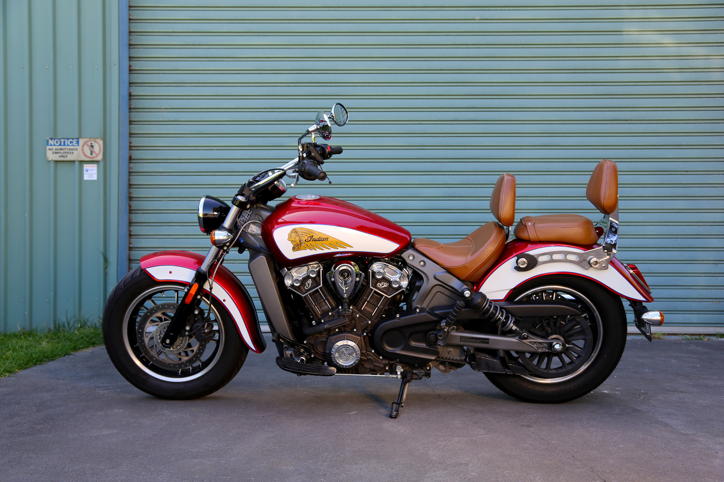 2019 Indian Scout Red White cls