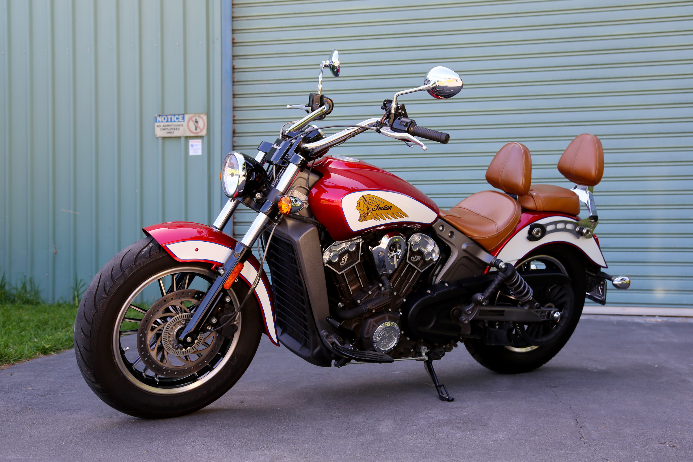 2019 Indian Scout Red White f45ls