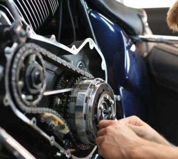 Classic Motorcycle Service at Naked racer Workshop
