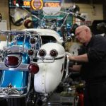 Motorcycle Mechanic Melbourne performing repairs at Naked Racer Moto Co.'s workshop